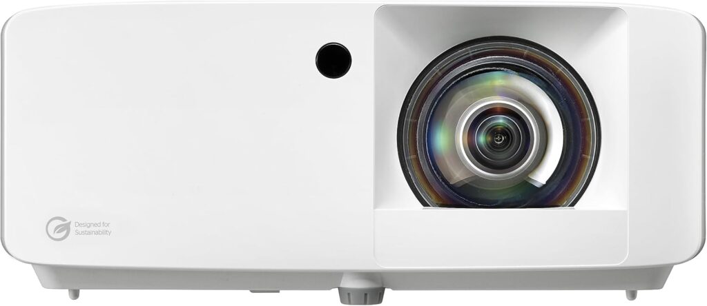 Optoma UHZ35ST 3500-Lumen UHD 4K Short-Throw Laser Projector – White