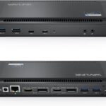WAVLINK DisplayLink Laptop Docking Station – Dual Monitors 5K/4K@60Hz, 100W Charging – Thunderbolt 4/3, USB-C/A – M1 M2 Mac, Windows, Chrome, Ubuntu – 2HDMI, 2DP, 6 USB Ports, 130W Power, LAN, Audio