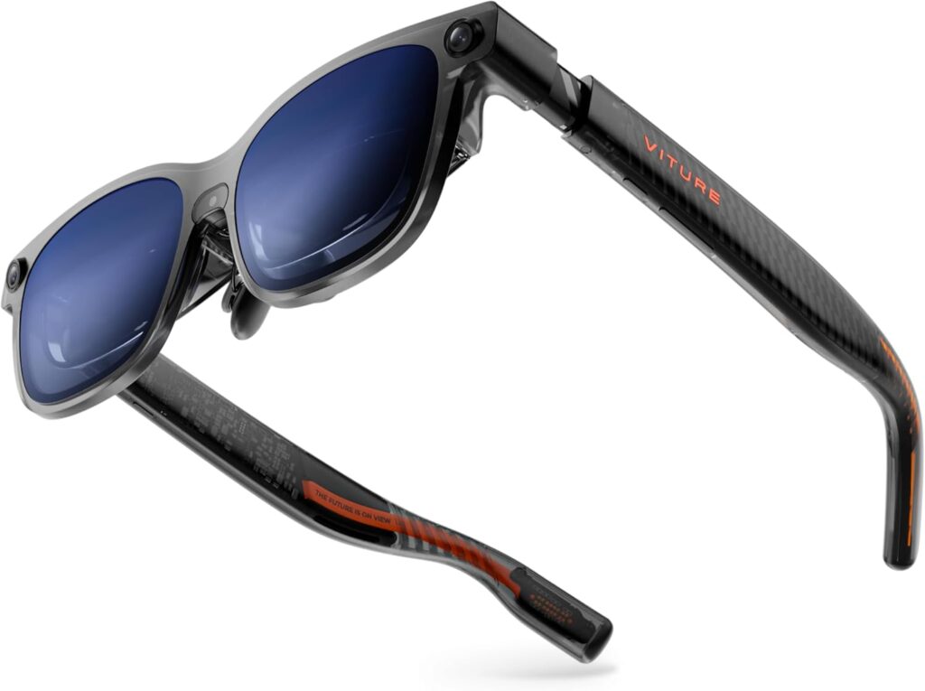 VITURE Luma Ultra XR Glasses, 152” Ultra Sharp Display, Full 6Dof Support, AR Hand Gestures, 52° FOV, 1500 Nits, for iPhone 17/16/15, Android, Mac, PC, Switch&Switch 2, World’s 1st Real-time 2D to 3D