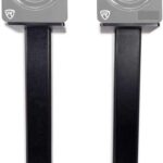 Rockville Pair RHTSB 36 Inch Bookshelf Speaker Stands, High-Performance Wood, Cable Management, Dual Platform Sizes, for Home Theater and Studio Monitors