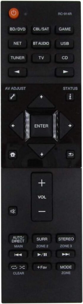 HCDZ Replacement Remote Control for Pioneer Elite SC-LX501 VSX-1131 VSX-1131-K SC-LX502 VSX-LX101 VSX-LX301 VSX-LX104 7.2 Channel Network AV Receiver