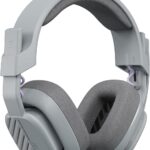 Logitech G Astro A10 Gen 2 Cross-Platform Wired Gaming Headset for PlayStation 5/4, Xbox S|X, Nintendo Switch, PC: 3.5mm Headphone Jack, 32mm Drivers, Flip-to-Mute Mic, Over-Ear – Grey