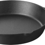 Cast Iron Skillets Non-Stick Frying Pans Griddle Egg Pan Round Indoor/Outdoor,Stove, BBQ, Grill Cookware,8 Inch