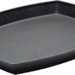 Bayou Classic 7471 Cast Iron Shallow Pan Perfect For Hamburgers Grilled Cheese Sandwiches and Bacon Features Wide Loop Handles