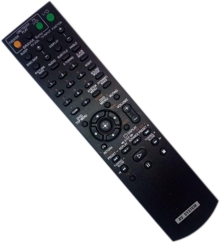 Replaced Remote Control for Sony DAV-HDX277W DAVHDX587WC DAVHDZ278 HCD-HDX285 DAVHDX277WC Home Theater Audio/Video Receiver AV System