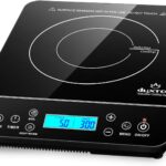 Duxtop Portable Induction Cooktop, Countertop Burner Induction Hot Plate with LCD Sensor Touch 1800 Watts, Black 9610LS BT-200DZ