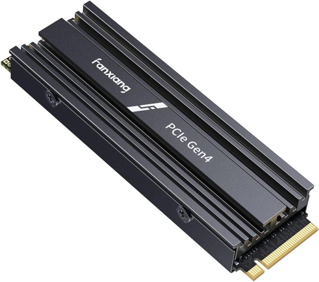 fanxiang 4TB NVMe Internal Gaming SSD for PS5 with Heatsink, Up to 7000MB/s M.2 SSD PCIe Gen 4 SSD Storage Expansion Compatible with PS5, Internal Solid State Drive for Gamers, Professionals, Creators