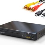 DVD Players HDMI for TV, LONPOO Compact Multi Region DVD CD Player with Full HD Picture Quality,Anti-Skip,No Picture Freeze,Noise Cancellation,Microphone Port,USB Playback,HDMI & AV Cable Included