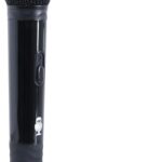 Singing Machine Portable Wireless Microphone (Black) – Premium Unidirectional UHF Wireless Mic for Singing, Speeches & Events – Cordless Mic Compatible with Karaoke Machines, PA Systems & More