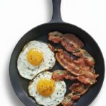 Flambo Skillet #10 – Naturally Non-Stick 10 Inch Pre-Seasoned Cast Iron Frying Pan – Smooth Nonstick Finish for Grilling, Frying, Sauteing, Searing, Baking – Use on Oven, Stove, Grill, or Campfire