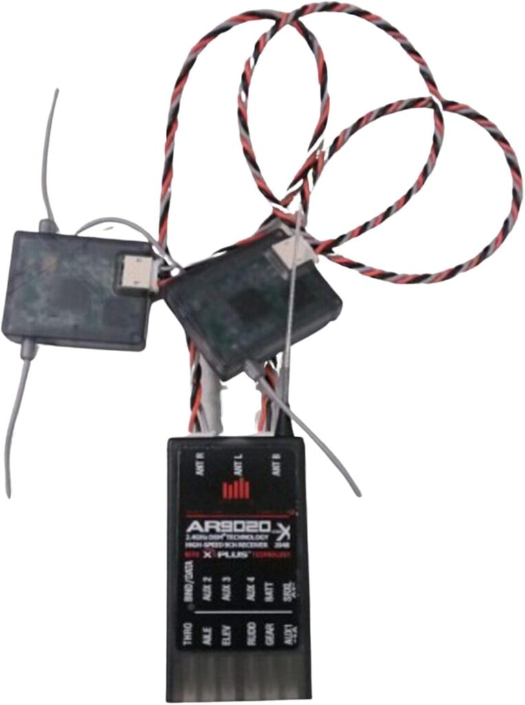 LICHIFIT AR9020 2 Satellites 9 Channels Receiver Digital Spread Modulation for Spektrum DSMX/Xplus