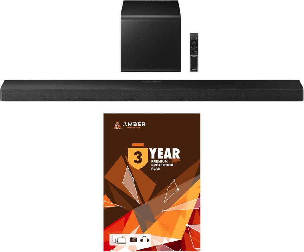 Samsung HW-QS700F 3.1.2 Ch Dolby Atmos Soundbar and Subwoofer with 3 Year Amber Protection Plan (2025)