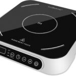1800W Portable Induction Countertop Cooktop 10 Power Levels Burners Electric Stove with 140-465°F Timer Settings Induction Burner Suitable and Digital Sensor for Magnetic Cookware
