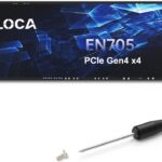 4TB SSD NVMe M.2 2280 PCIe Gen4 x4 Internal Solid State Drive – Up to 5000MB/s, 4TB SSD PS5 Dynamic SLC Cache, PS5 Compatible for Gaming PC Laptop(EN705)