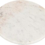 Round White Marble Cutting Board