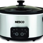 Nesco DSC-4-25, Digital Slow Cooker, 4 Quart, Silver