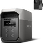 EF ECOFLOW Portable Power Station DELTA 3 Max, 2048Wh LiFePO4 Battery, Solar Generator (Solar Panel Optional), 3400W X-Boost Output, Ultra-Fast 0-80% Charging in 1.13 Hr, Home Backup & RV Camping