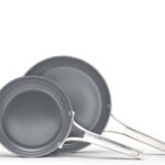 Calphalon® Premier Ceramic Nonstick 8″ and 10″ Frying Pan Set, Midnight Blue