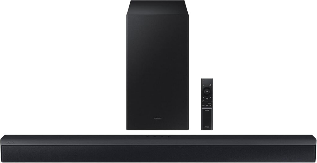 SAMSUNG HW-C450/ZA-RB 2.1ch DTS Virtual:X Soundbar System – Certified (Renewed)
