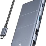 Anker USB C Hub, 11-in-1 Docking Station Dual Monitor, 10 Gbps USB-C and USB-A Data Ports, 4K HDMI and DisplayPort, 85W Power Delivery, 2 Data Ports, Ethernet, for XPS