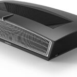 4K Smart Projector with Wifi and Bluetooth, 1080P Full HD Projector with Speaker, 3000 ANSI, WIFI6/5G, Ultra Short Throw, Triple UHD Laser TV with Android, HDR10 150″, Home Bedroom Projector H6