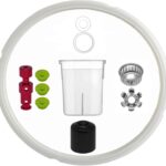 11PCS Replacement Parts for Instant Pot RIO 6 Qt Include Inner Pot Seal Ring, Steam Release Valve, Condensation Collector Cup, Float Valve W/Cap and Anti-Block Shield By Pnltae