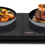 Nuwave Double Cooktop Induction Countertop Burner, Portable, 900 & 1800W, 100°F to 575°F, Large 8” Heating Coil, 50 Pre-Programmed Settings, Shatter-Proof Ceramic Glass, Built-In Safety Auto Shut Off