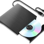 External Blueray/Dvd Drive for Pc, Portable External Blu-ray Drives Support 50G Disc Read/Write, USB 3.0 Type-C Blu Ray Burner for Laptop, Blu Ray Drive Compatible with Windows XP/7/8/10/11 MacOS