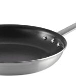 Tramontina Professional 12-Inch Non Stick Large Frying Pan, Heavy-Gauge Aluminum Skillet with Reinforced Nonstick Coating, Red Handle, Dishwasher and Oven Safe
