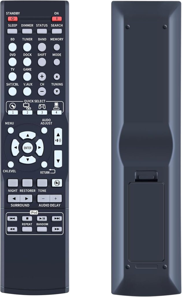 PZL RC-1158 Replaced Remote Control for Denon AV AVR-1312 AVR1312 RC1158 DHT-1312BA Remote Control Receiver