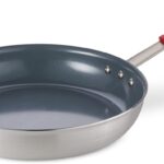 Tramontina Professional 14-Inch Ceramic Non Stick Extra Large Frying Pan, Heavy-Gauge Aluminum Skillet with Nonstick Coating, Dishwasher and Oven Safe, Gray