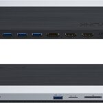 WAVLINK USB C Docking Station with 130W Power Adapter, Triple Display USB Type C to Dual HDMI Dock, 2 HDMI, DisplayPort, 100W PD3.0 Charging for Laptop, Ethernet, 4 USB 3.0, SD/TF Slot, Audio, Black