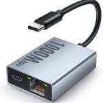 1000 Mbps Ethernet Adapter for Fire TV Stick, ELECTOP Micro USB to RJ45 Gigabit Ethernet Network Adapter Compatible with 4K Fire Stick, Chromecast Google Home Mini and More Streaming TV Sticks