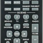 Replace RAV536 Remote Control Suits for Yamaha AV Receiver RX-V779 RX-V679 RX-V679BL TSR-7790 TSR-7790BL HTR-6068 Aventage RX-A850 Aventage RX-A750 ZP60110 ZP601100