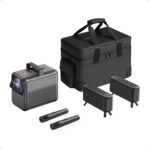 NEBULA X1 Bundle Triple Laser 4K Projector, 3,500 ANSI Lumens, 56,000:1 Contrast, 200W 4.1.2 Surround Sound, Wi-Fi Speaker, 0.9-1.5 Optical Zoom, Smart AI, Dolby Vision, 300″ Screen, Micro Gimbal, GTV