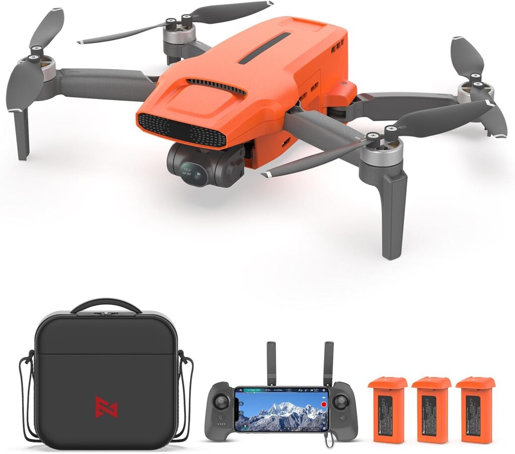 FIMI Mini 3 GPS Drone with Camera 4K, Upgraded Imaging Module, 3-Axis Gimbal, Under 249g, 9KM Transmission, 4K/60fps 48MP Camera, AI Night Vision, Auto Return, Visual Tracking, 96min Flight