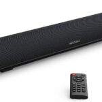 BESTISAN Soundbar, TV Sound Bar with Wired HDMI and Wireless Bluetooth 5.0 Home Theater System (28 Inch, Enhanced Bass Technology, 3-Inch Drivers, Bass Adjustable, Wall Mountable, DSP)