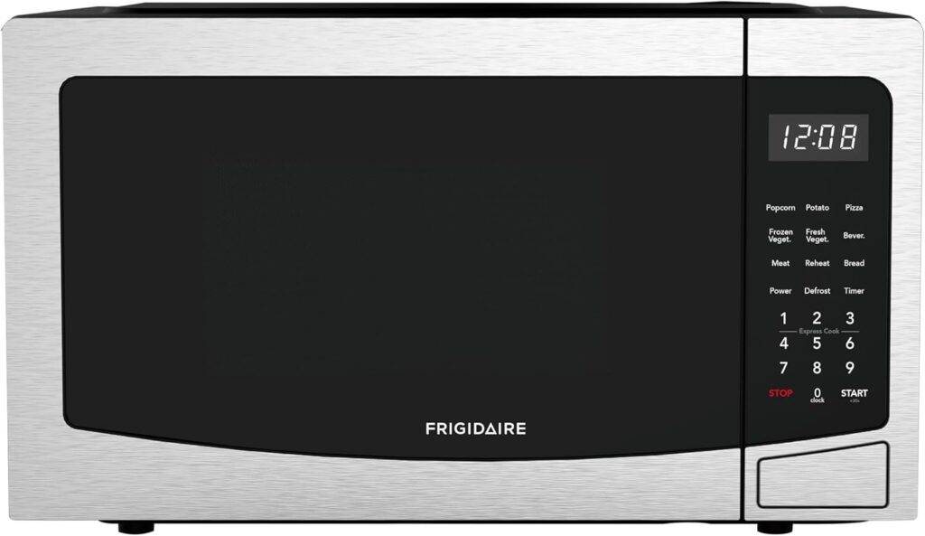 FRIGIDAIRE 1.1 Cubic Foot Microwave, Stainless Steel