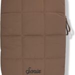 Sonix Puffy Laptop Sleeve Case & Tablet Sleeve | Compatible with 13-14 Inch Laptops and iPad Pro | Quilted Pillow Puffer Computer Bag Cover | 13-14 Inch | Mocha