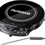 Nuwave Portable Induction Cooktop Diamond with Probe, Advanced Countertop Burner, 91 Temps from 100°F to 500°F, 12”Shatter-Proof Ceramic Glass & 6.5”Heating Coil, Ideal for RV Camp,Small Apt,Travel