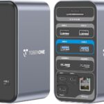 USB C Docking Station Dual Monitor for MacBook Pro, 15 in 2 USB C Laptop Docking Station Dual Monitor HDMI for MacBook Pro/Air with 2 4K HDMI Display, 6 USB A,USB C, SD&Micro SD,LAN, 87W PD 3.0