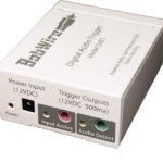 Digital Audio Trigger Device with 12V Outputs – BobWire DAT1 Ads a 12 Volt Trigger Output to TVs, Streamers & DACs, auto Power on amplifiers or TV Lifts. Compatible with Sonos Connect & Echo Link.