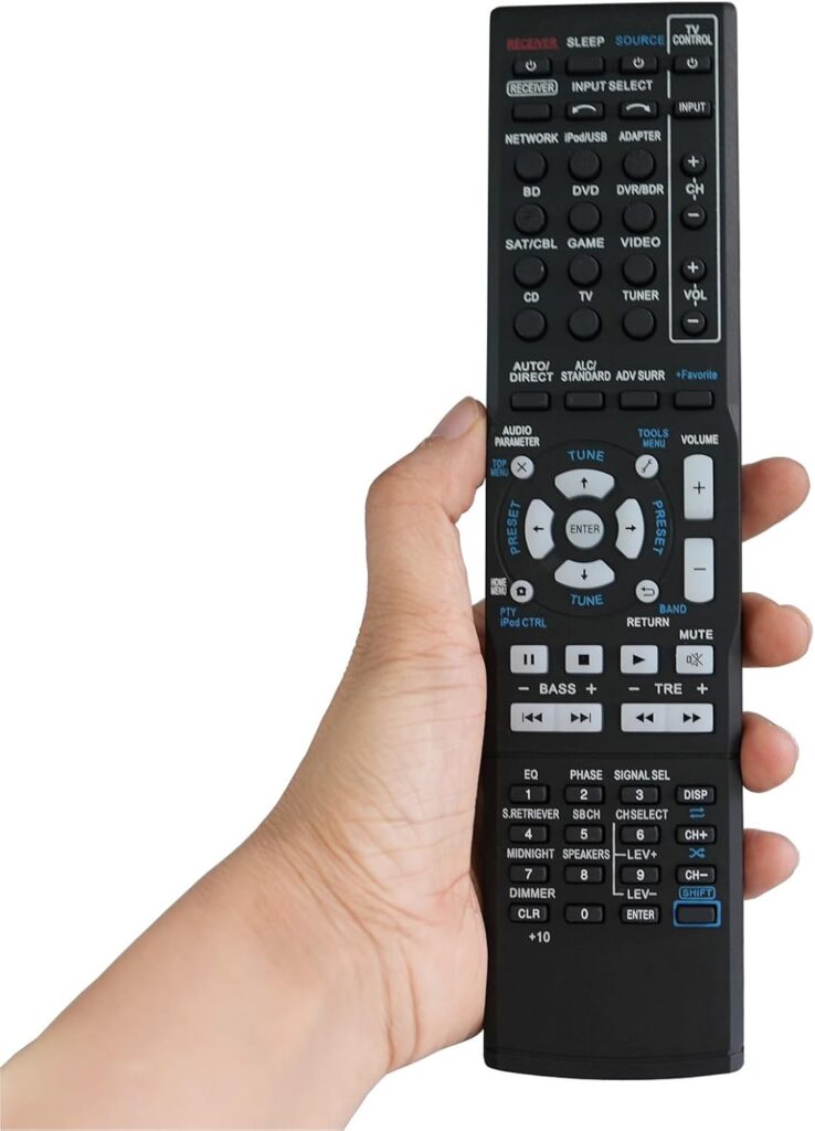 Replacement Remote Control for Pioneer AXD7721 VSX-1029 VSX-1029-K VSX-44 7.2 Channel Networked AV Receiver