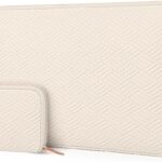 ARVOK 13 13.3 14 inch Laptop Sleeve Case for MacBook Air 13 inch/MacBook Pro 13 inch/MacBook Pro 14/HP Chromebook 13 inch, Water-Resistant Leather Case for HP/Dell/Lenovo/Asus/Acer/Samsung with Pouch