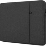 ProElife 13-Inch Laptop Sleeve Case for 2025-2022 MacBook Air 13.6 inch with M4 M3 M2 Chip and MacBook Pro 13” M2 Chip Accessory Traveling Carrying Bag Water-Resistant Cover Simple Case (Black)