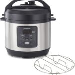 Proctor Silex Proctor-Silex Simplicity 4-in-1 Electric Pressure Cooker, 3 Quart Multi-Function With Slow Cook, Steam, Sauté, Rice, Stainless Steel (34503)