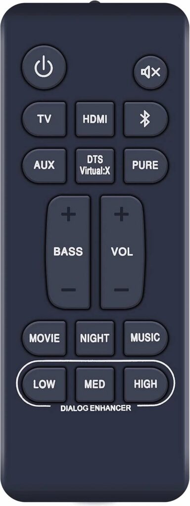 Remote Controller RC-1236 for Denon Home Theater Soundbar DHT-S216, DHT-S316