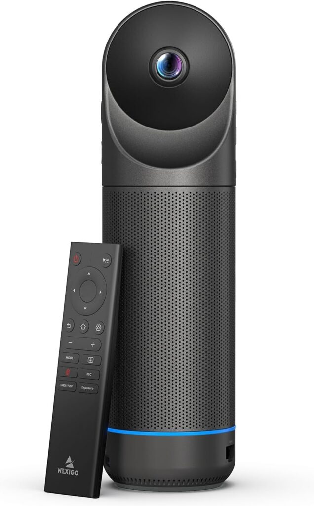 NexiGo Meeting 360 Ultra (Gen 3), Enhanced All-in-One Conference Camera System, Multi-Camera Setup, 8K Capture, AI-Powered Framing and Auto Tracking, for Medium to Large Meeting Rooms