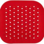 Instant Pot Accessory Official Air Fryer Silicone Tray, One Size, Red – Reusable, Non-Stick, Heat Resistant, Food-Grade Silicone, Dishwasher Safe, Ideal for Crispy Chips, Fries, Wings, Toast, and More
