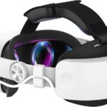 Compatible with Oculus Quest 2 6000mAh Battery Head Strap, One-Button Retractable Design,Quest 2 Accessories for Meta Quest 2 Head Strap